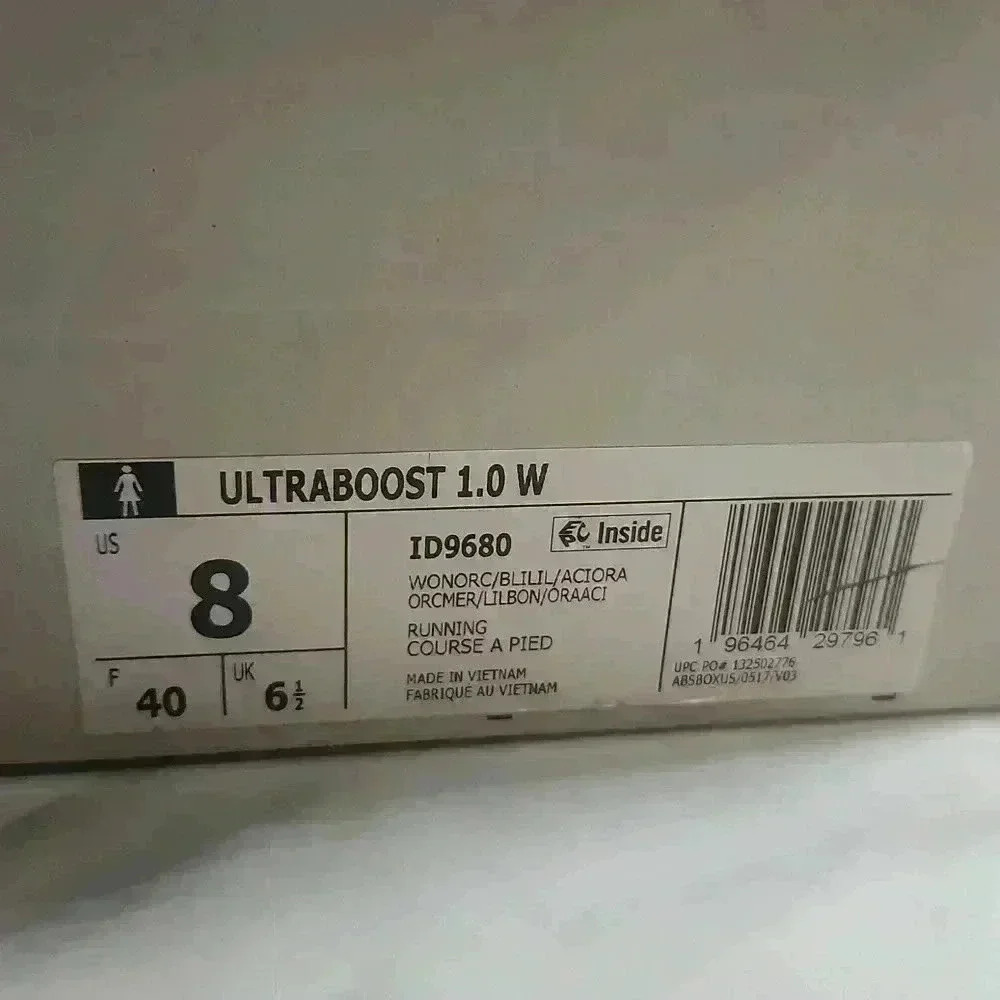 Adidas Ultraboost 1.0 Womens  size 8   running shoes NWT IN ORIGINAL BOX! - Picture 10 of 11